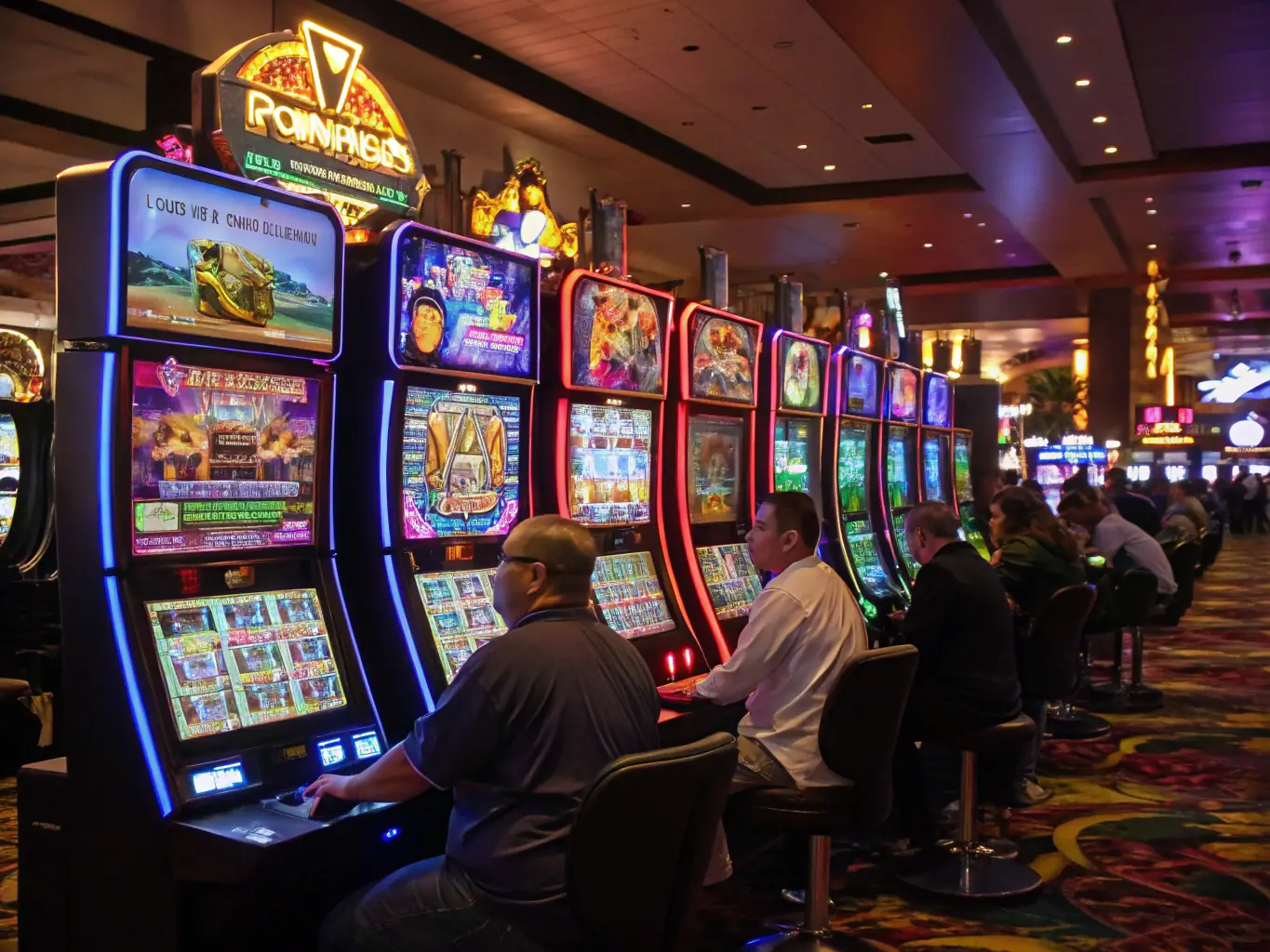 A vibrant and colorful image featuring a variety of popular slot games with different themes, bonus features, and progressive jackpots, highlighting the diverse selection available at 7u cassino.